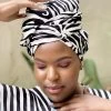 Scarf / Headwrap - ZARI Black -Diarrablu scarf headwrap zari black 339158