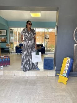 Sustainable Afua Dress - Guddi Black -Diarrablu sustainable afua dress guddi 199492