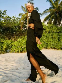 Sustainable Amal Dress - Solid Noir -Diarrablu sustainable amal dress solid noir 811682