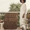 Sustainable Daba Caftan - Solid Blanc -Diarrablu sustainable daba caftan blanc 933872