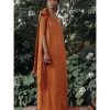 Sustainable Diago Dress - Solid Rust -Diarrablu sustainable diago dress rust 863598