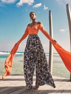 Sustainable Kinu Top - Solid Coral -Diarrablu sustainable kinu top solid coral 487490