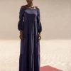 Sustainable Kudi Dress - Solid Navy -Diarrablu sustainable kudi dress solid navy 145303