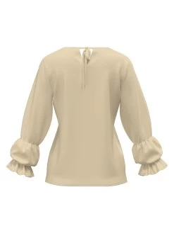 Sustainable Lena Top - Solid Cream -Diarrablu sustainable lena top solid cream 905028