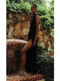 Sustainable Mailys Dress - Solid Noir 10 Sustainable Mailys Dress - Solid Noir -Diarrablu sustainable mailys dress solid noir 367076