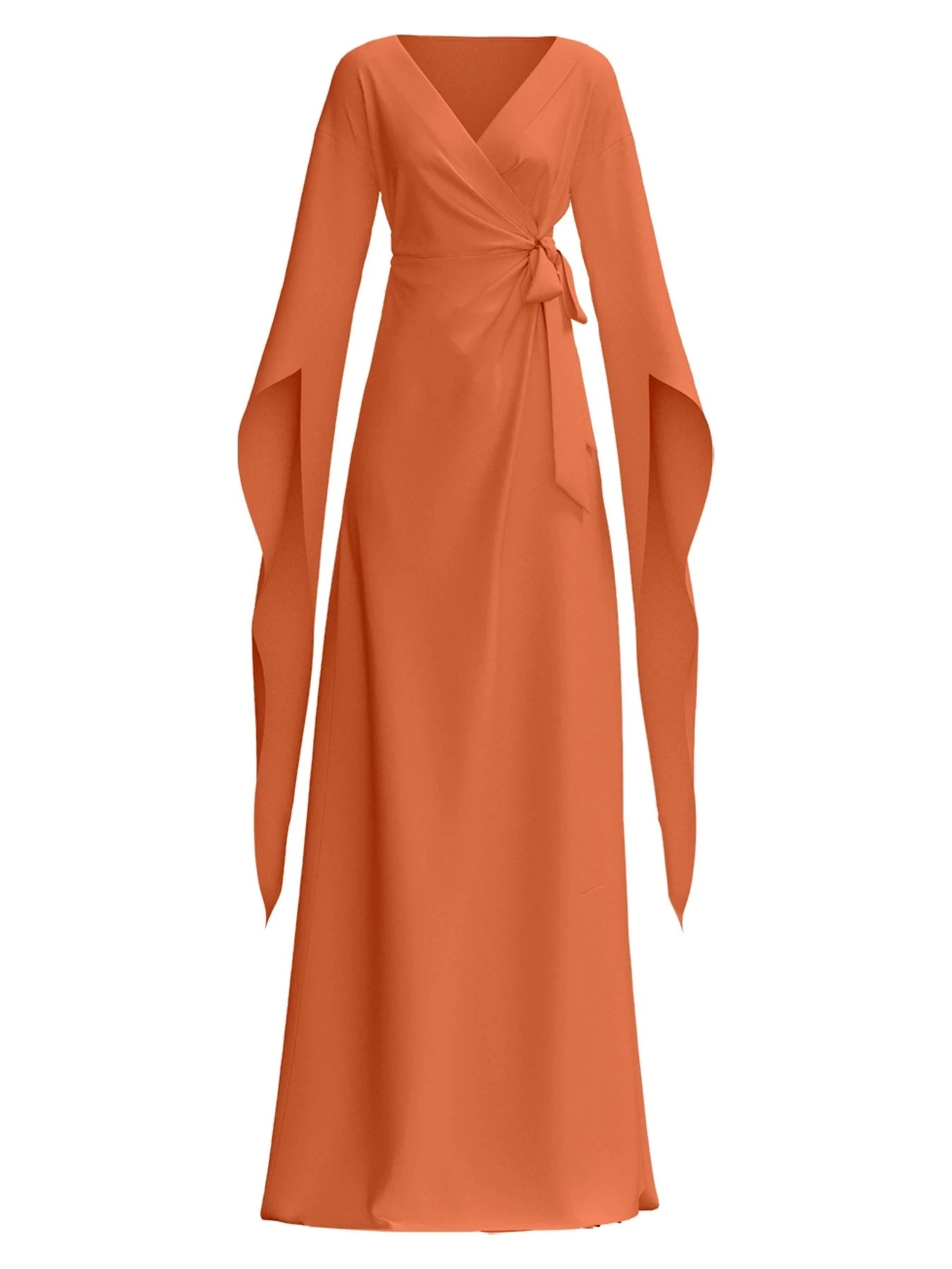 Sustainable Maya Dress - Solid Coral 4 Sustainable Maya Dress - Solid Coral – Image 2