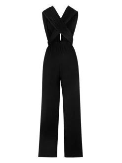 Sustainable UMY Jumpsuit - Solid Noir -Diarrablu sustainable umy jumpsuit solid noir 764684