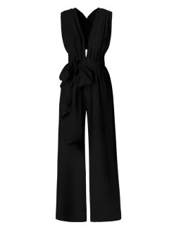 Sustainable UMY Jumpsuit - Solid Noir -Diarrablu sustainable umy jumpsuit solid noir 939508