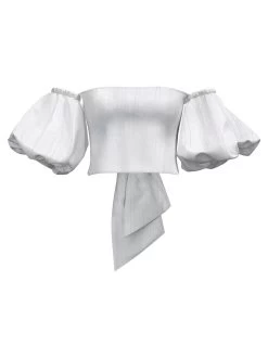 Sustainable Zany Top - Solid Blanc -Diarrablu sustainable zany top solid blanc 546435