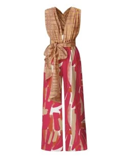 Diarrablu -Diarrablu umy jumpsuit abstract rose 398361