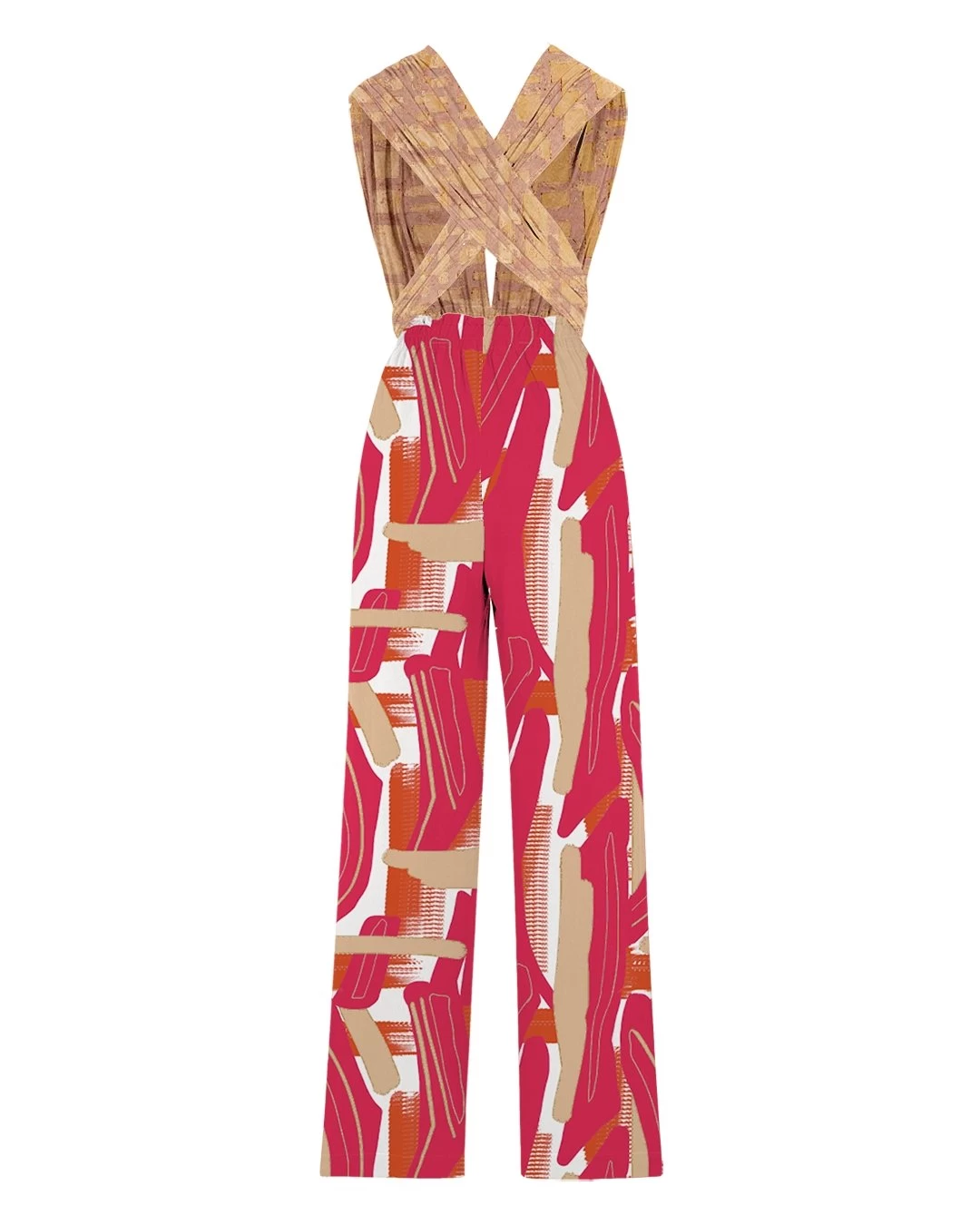 Umy Jumpsuit - Abstract Rose 8 Umy Jumpsuit - Abstract Rose – Image 6