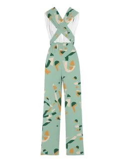 UMY Jumpsuit - Saly Vert -Diarrablu umy jumpsuit saly vert 748005